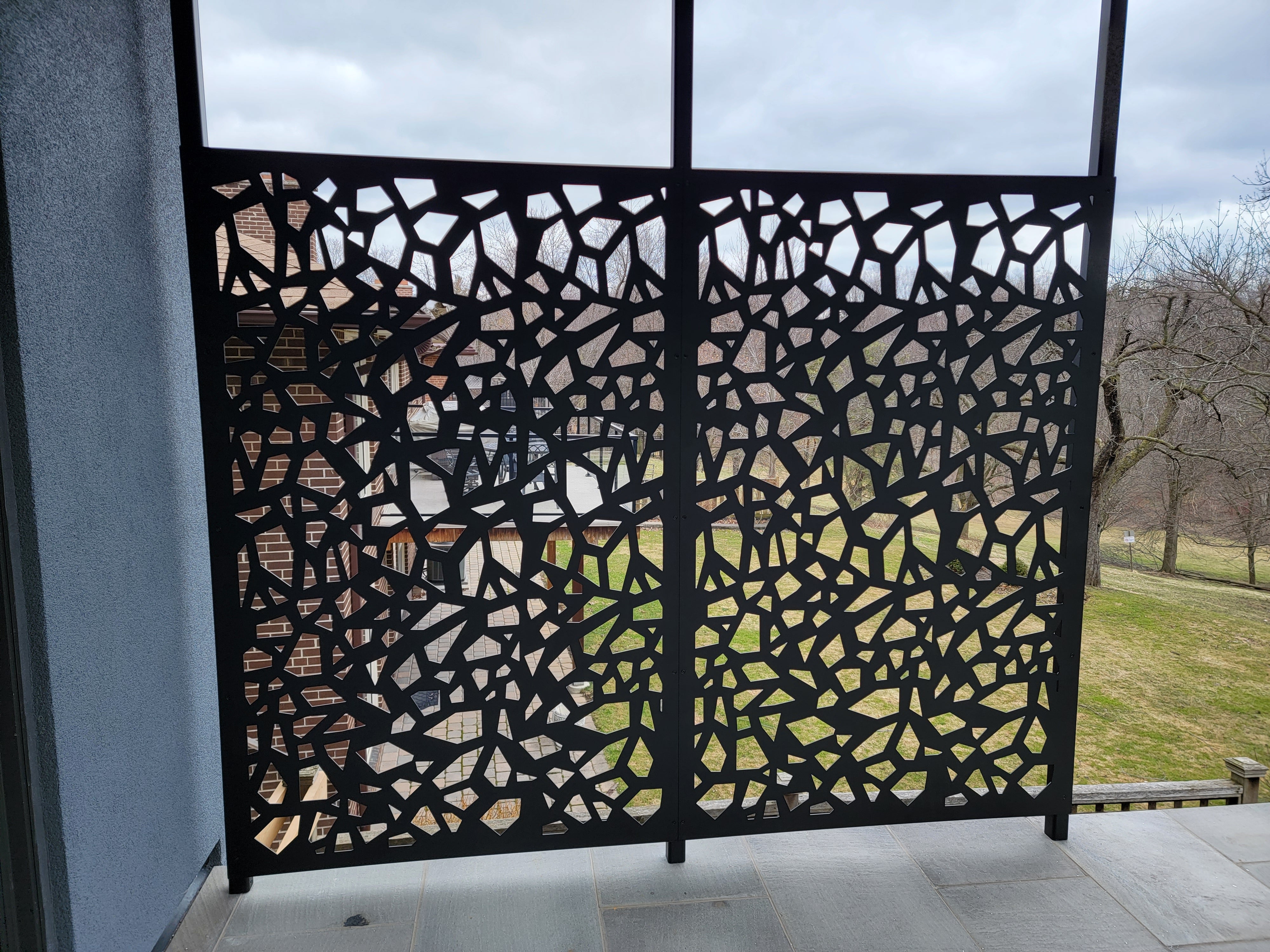 Modern Style Privacy Panel Proudly Made in Canada – LaserCutArts Canada-USA