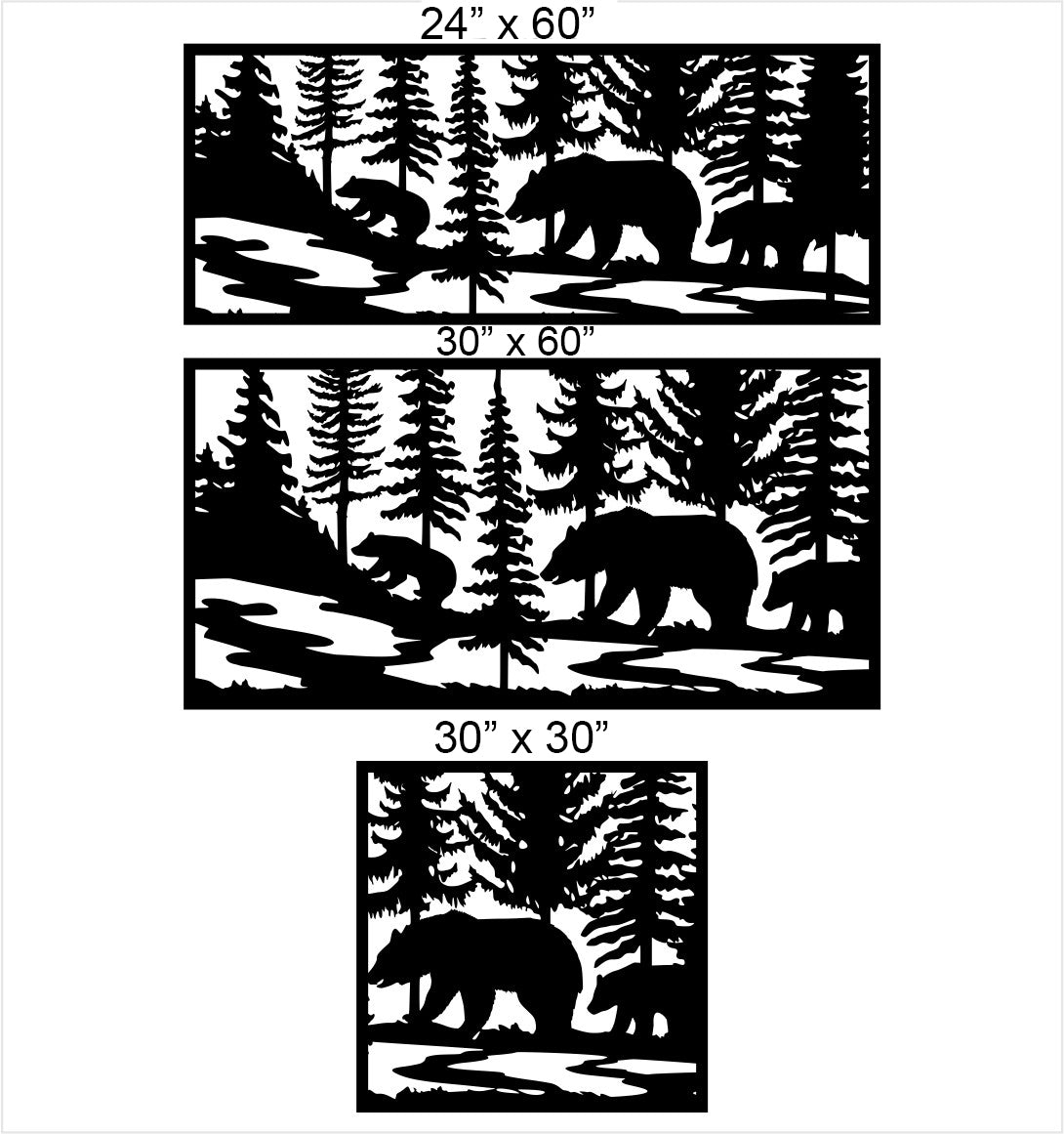 Bear Family Privacy Panel