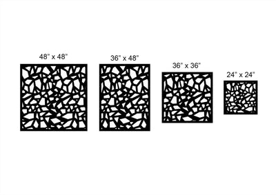 modern style 4 privacy panel