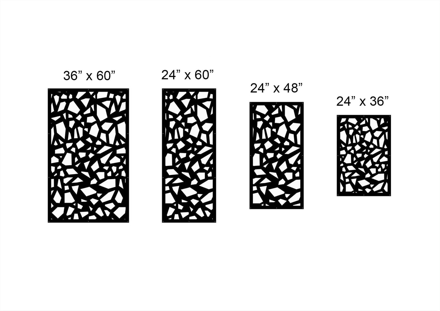 modern style 4 privacy panel