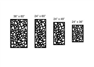 modern style 4 privacy panel