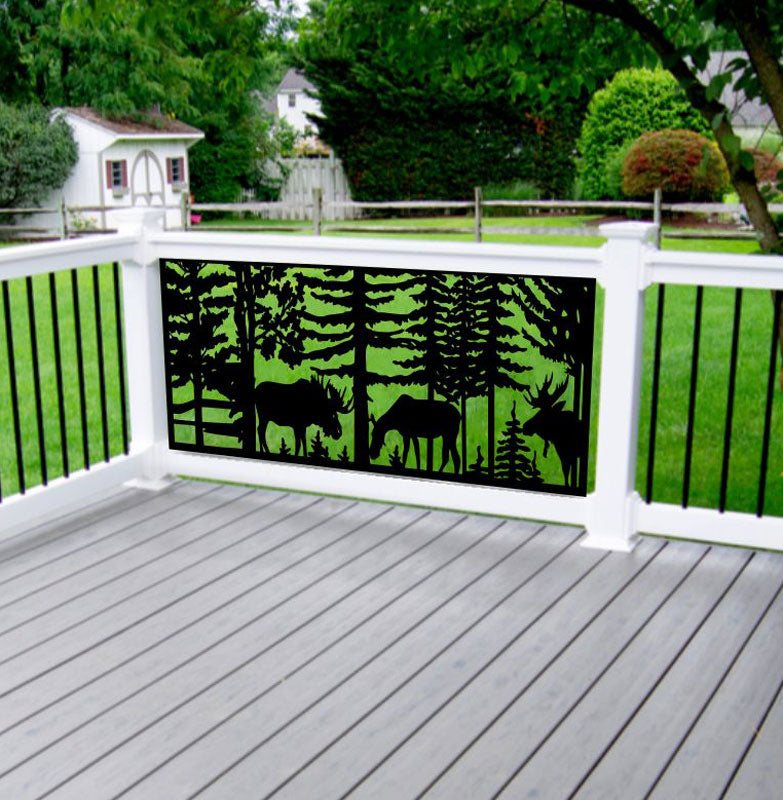 Moose Panel Privacy Decorative Screen Proudly Made in Canada ...