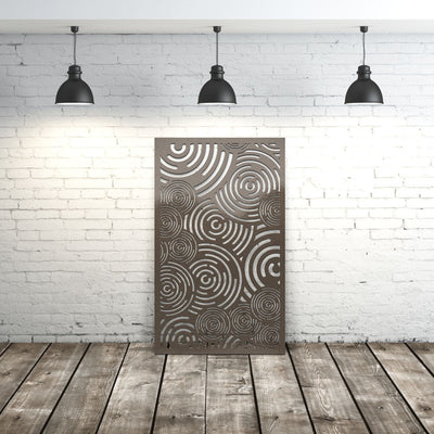 modern circles privacy panel