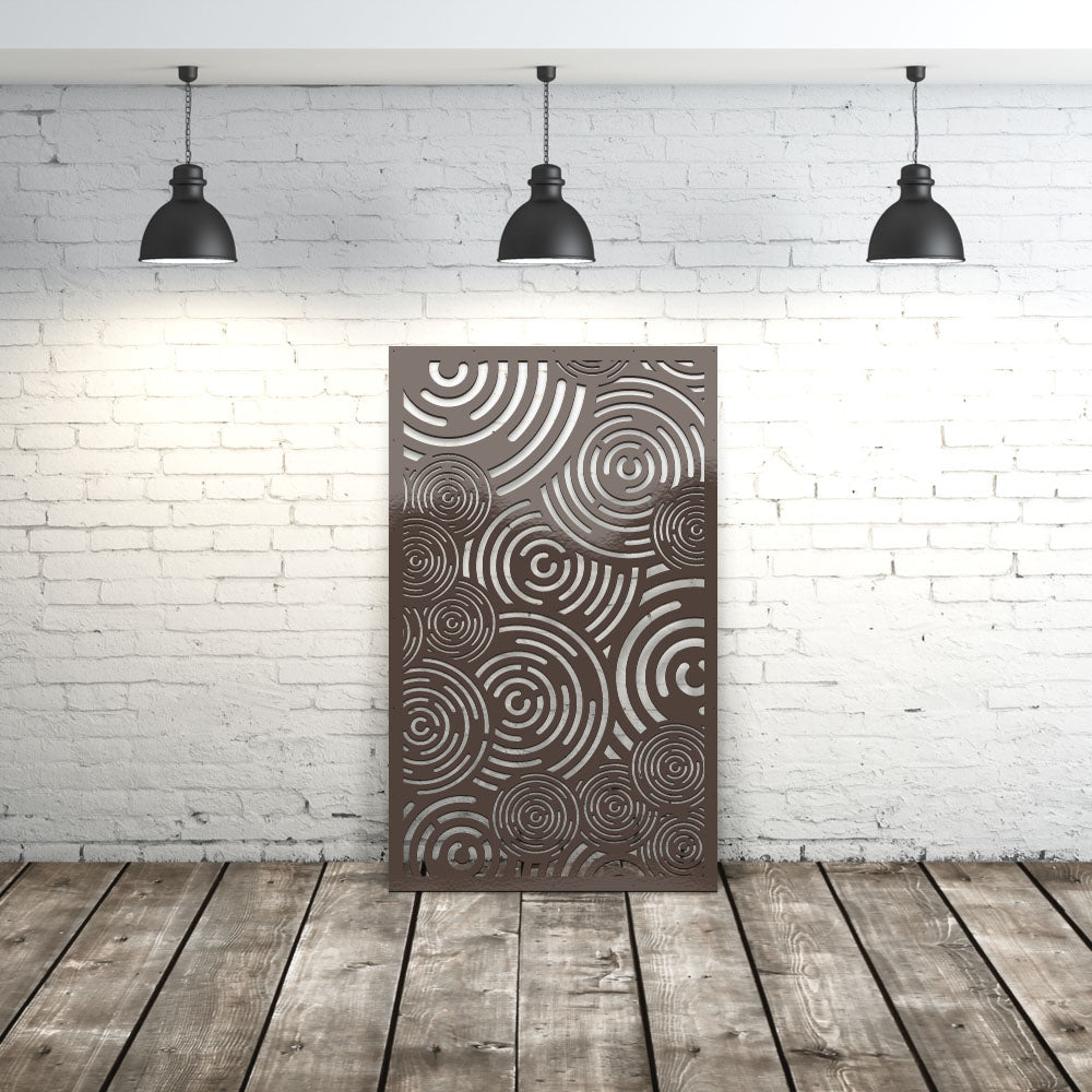 modern circles privacy panel