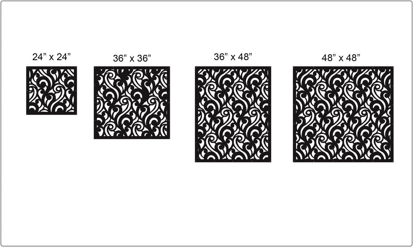 curly privacy panel