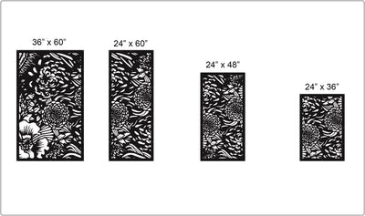 Flower Bouquet Privacy Panel