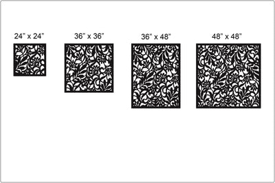 Meadow Flowers Privacy Panel