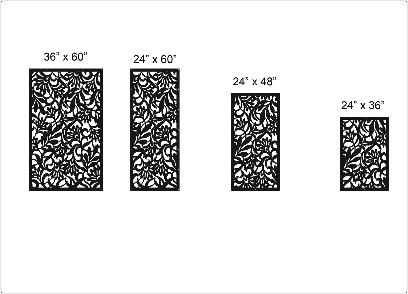 Meadow Flowers Privacy Panel