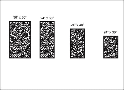 Meadow Flowers Privacy Panel