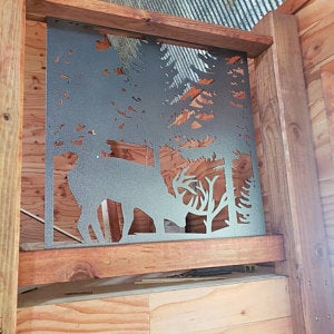 Deer Family Privacy Panel