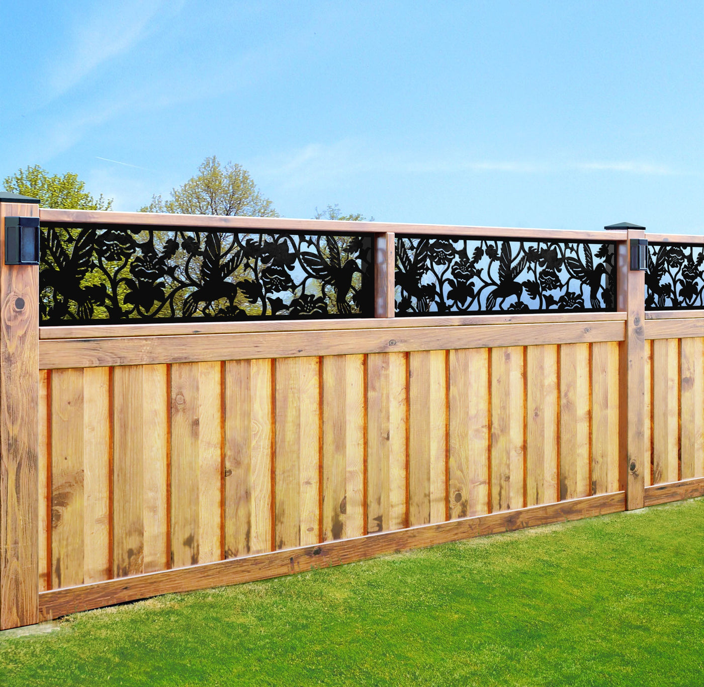 Humming Bird Fence Topper