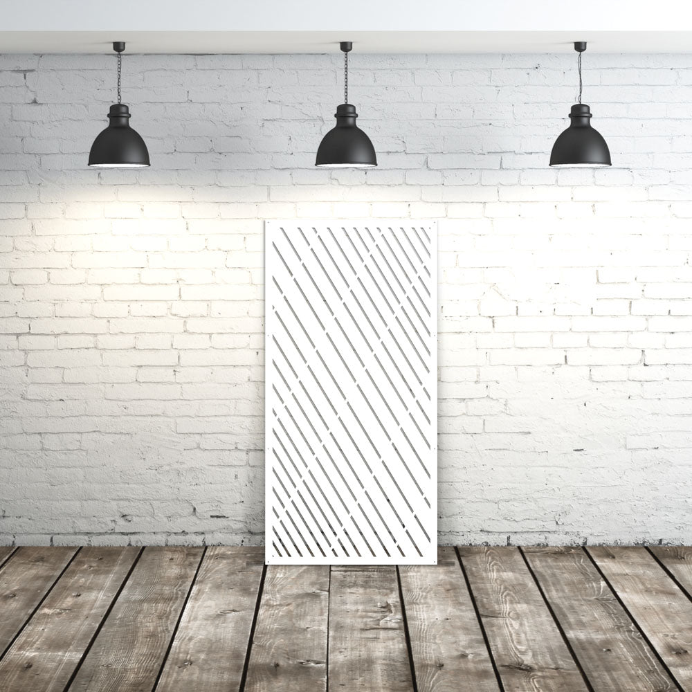 modern stripes style 6 privacy panel