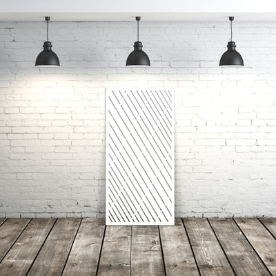 modern stripes style 6 privacy panel