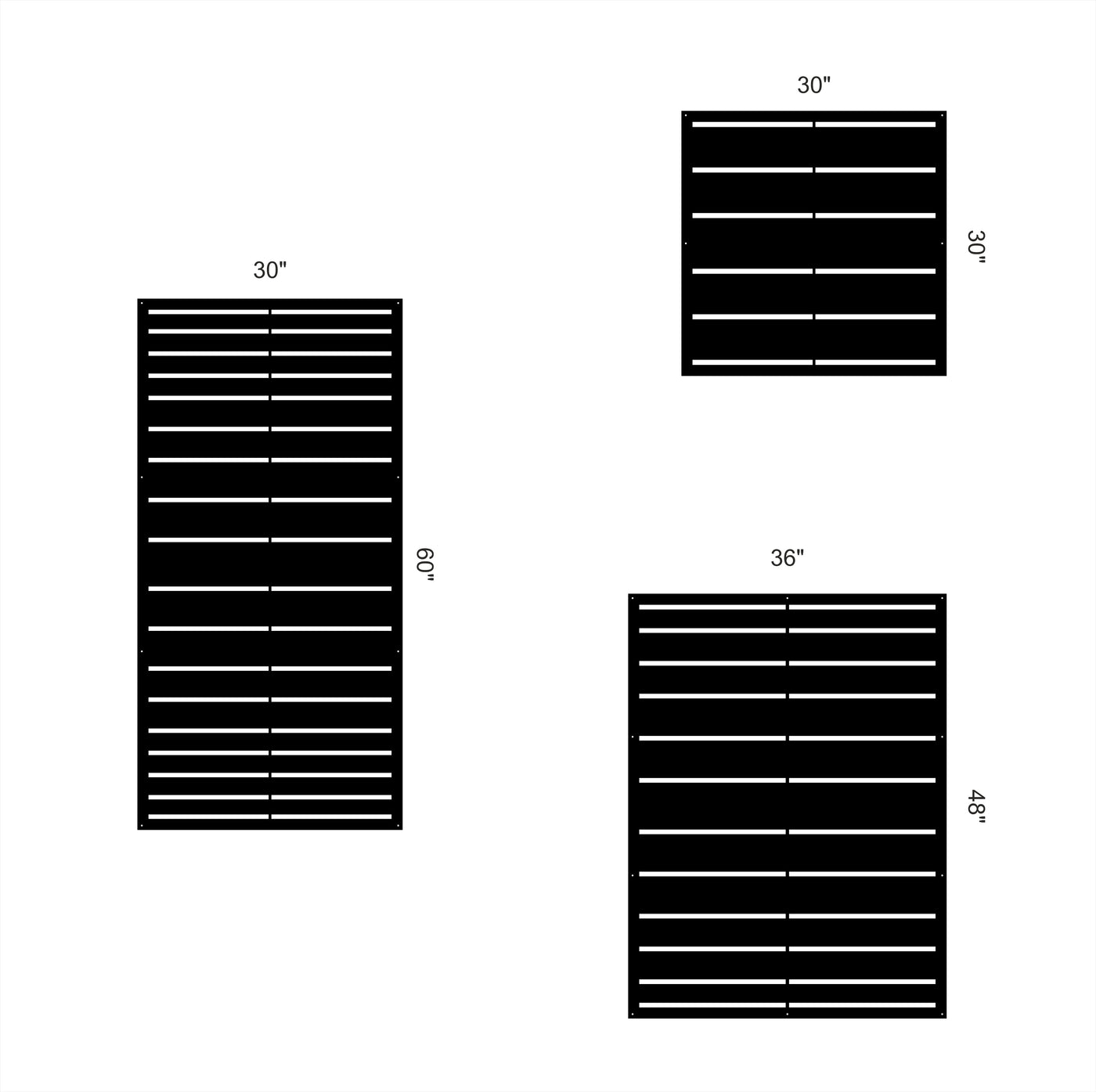 modern stripes style 2 privacy panel