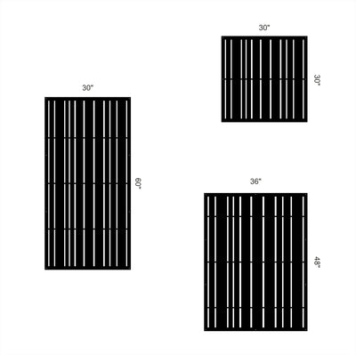 modern stripes style 5 privacy panel