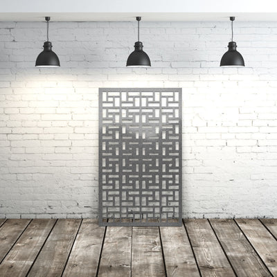 geometric brick privacy panels