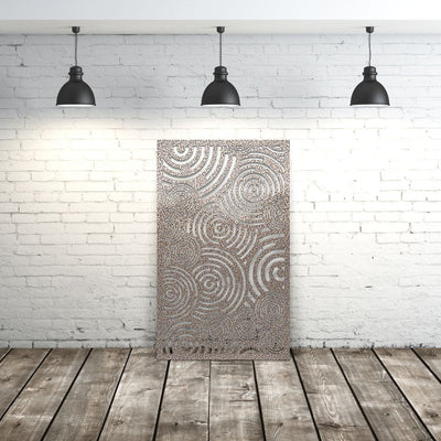 modern circles privacy panel