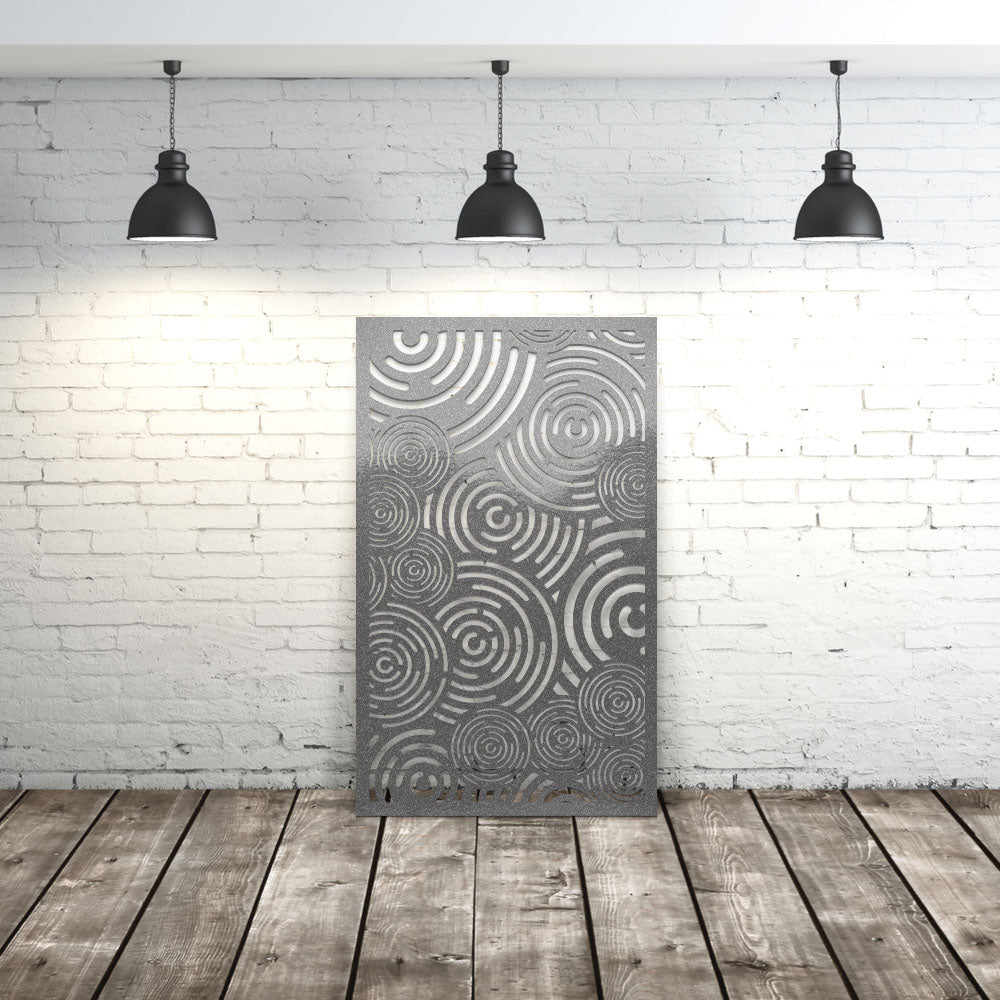 modern circles privacy panel