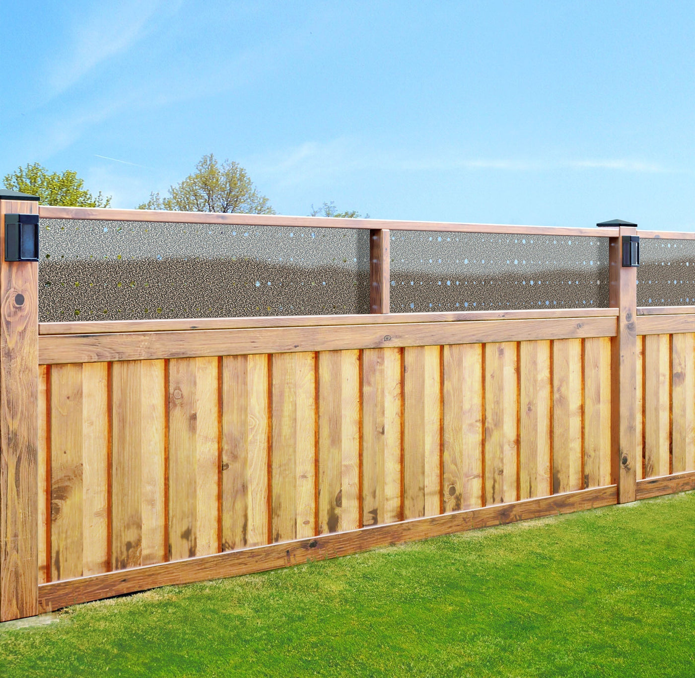 Cosmic Glow Fence Topper