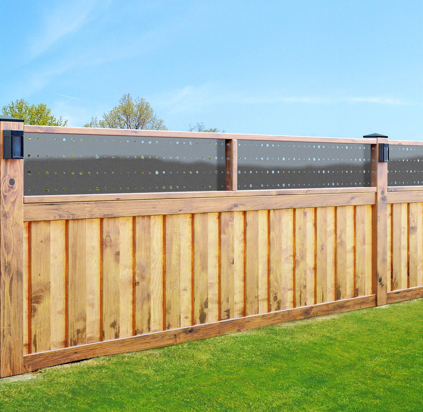 Cosmic Glow Fence Topper