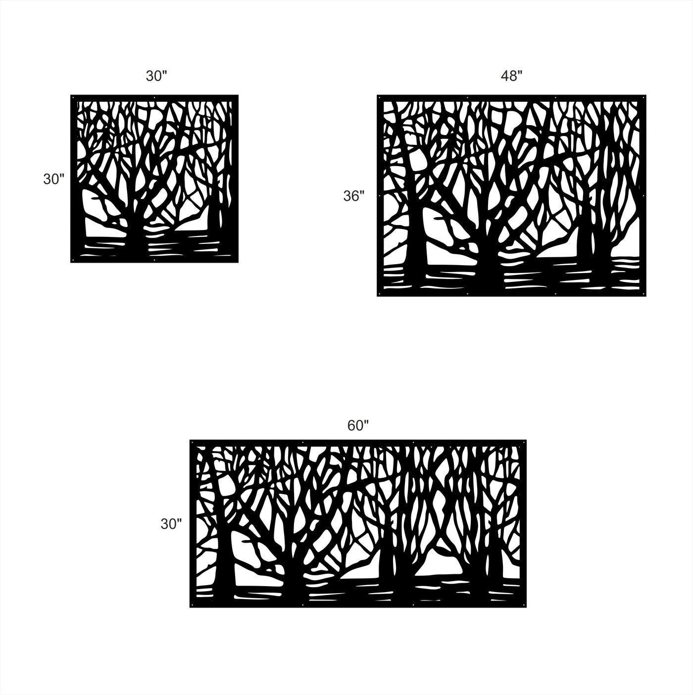 Forest Vines Privacy Panel