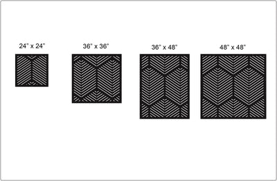 Modern Lines Decorative Privacy Panels